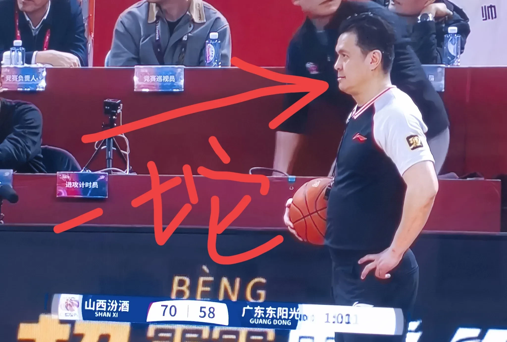 广东队主教练因言论被禁赛，后果严重